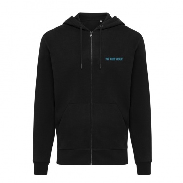 Logotrade advertising products photo of: Iqoniq Abisko recycled cotton zip through hoodie