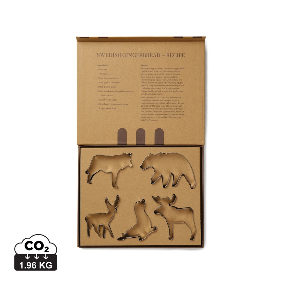 Logotrade corporate gifts photo of: VINGA Nordic big 5 cookie cutter 5-piece set