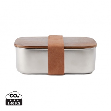 Logo trade promotional items image of: VINGA Ciro RCS recycled steel lunch box