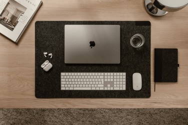 Logotrade promotional item picture of: VINGA Albon GRS recycled felt desk pad