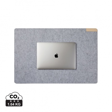 Logotrade advertising product picture of: VINGA Albon GRS recycled felt desk pad