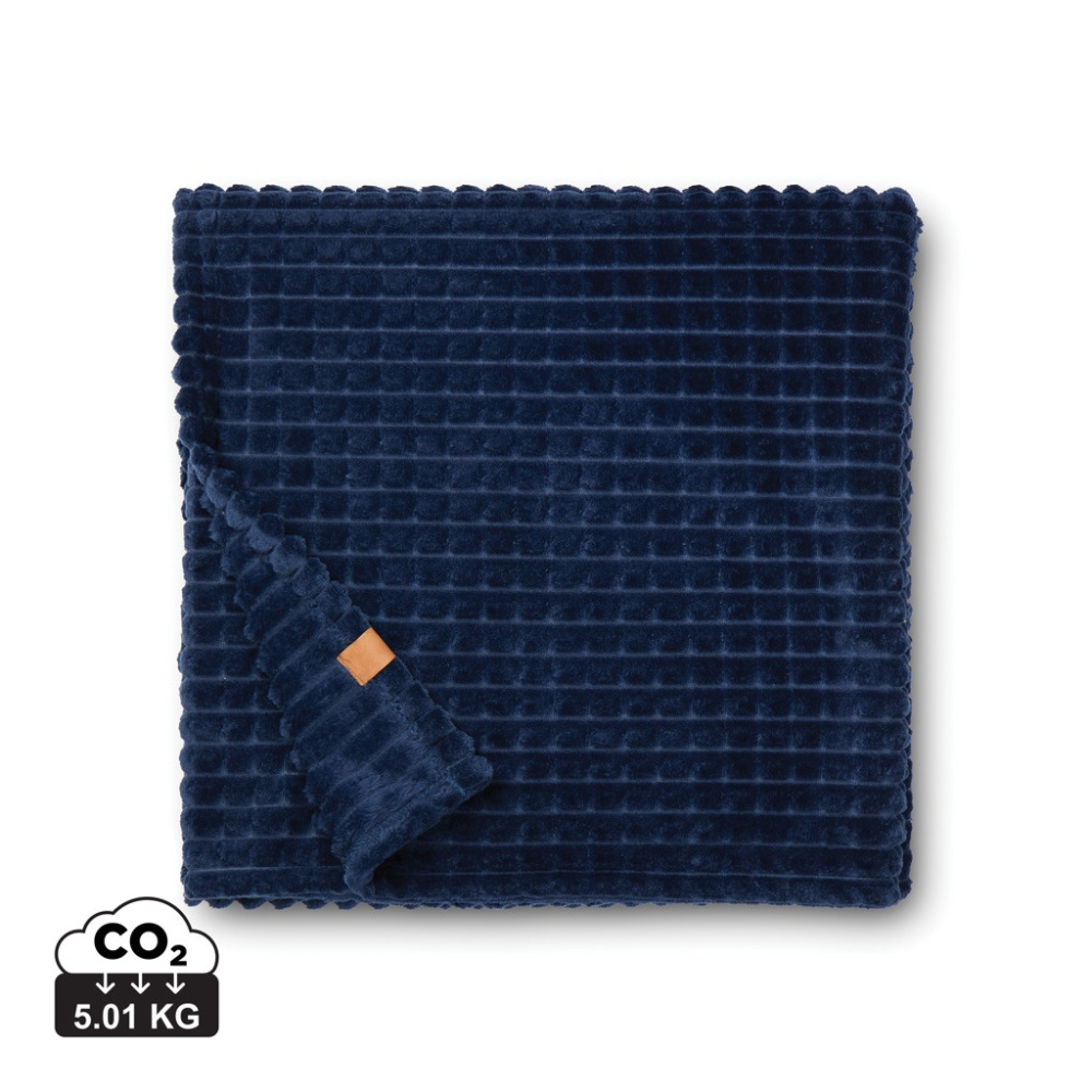 Logo trade corporate gifts picture of: VINGA Branson GRS rpet blanket