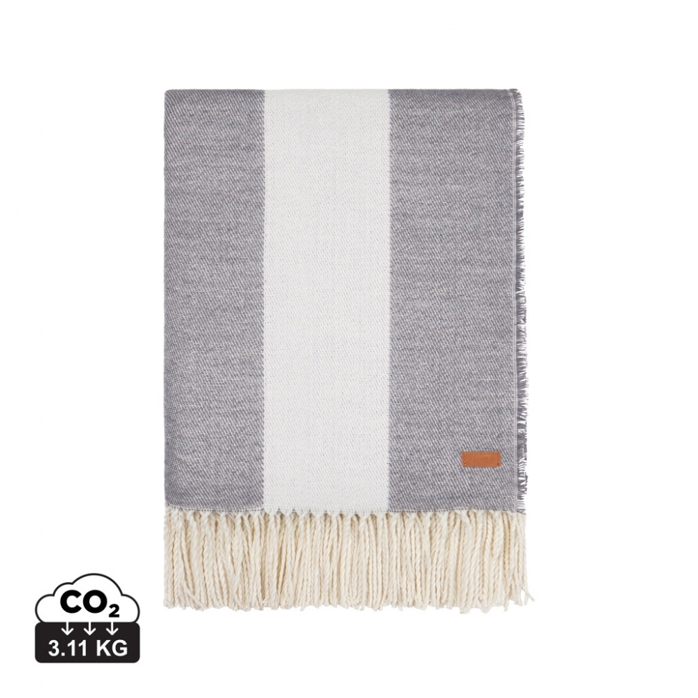Logo trade corporate gifts image of: VINGA Tella Aware™ polylana® blanket