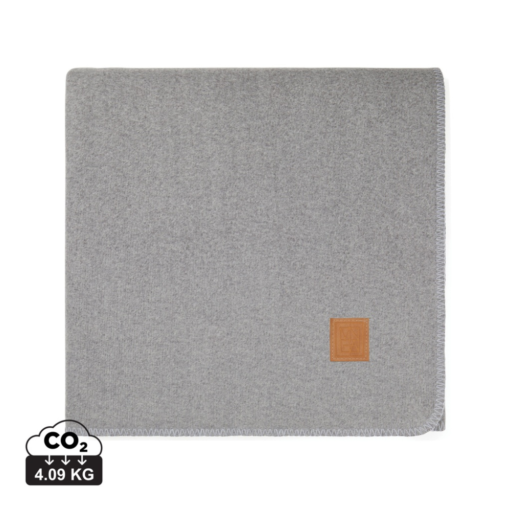 Logotrade corporate gift picture of: VINGA Moulton GRS RPET blanket