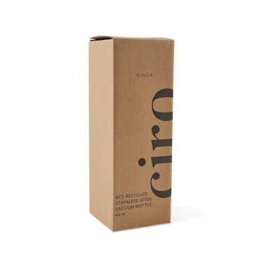 Logotrade promotional merchandise photo of: VINGA Ciro RCS recycled vacuum bottle 580ml