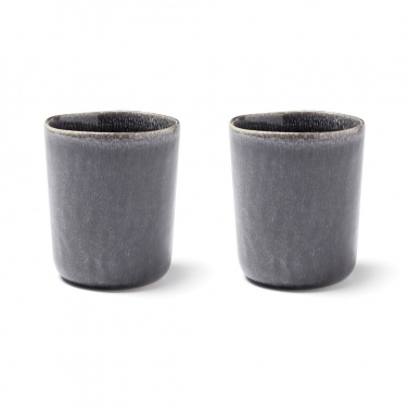 Logo trade business gifts image of: VINGA Nomimono stoneware mug, 2 pcs set