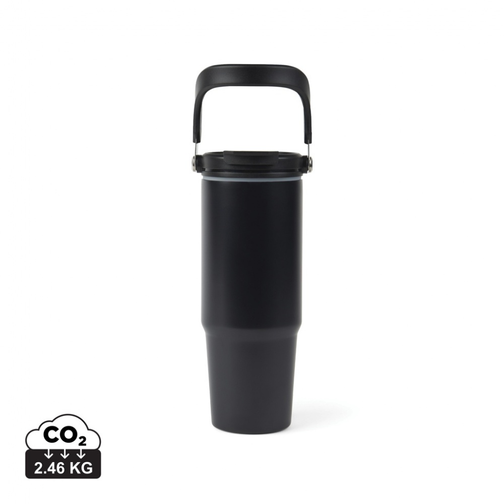 Logo trade business gift photo of: VINGA Eos trek RCS recycled SS 880 ML thermos bottle