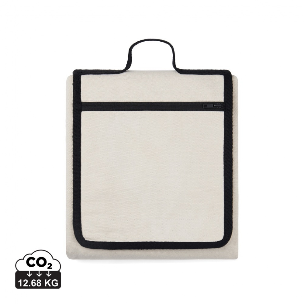 Logotrade promotional items photo of: VINGA Volonne AWARE™ recycled canvas picnic blanket