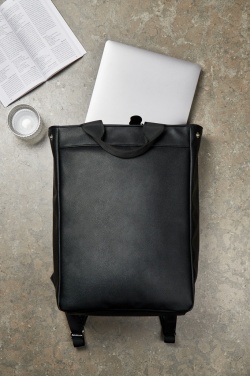 Logo trade advertising products image of: VINGA Bermond RCS recycled PU backpack