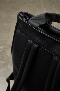 Logo trade promotional merchandise picture of: VINGA Bermond RCS recycled PU backpack