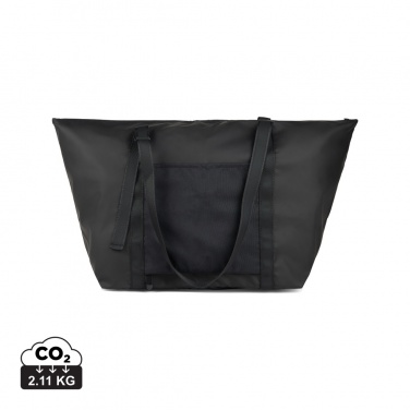 Logo trade promotional giveaways picture of: VINGA Livorno GRS recycled polyester weekend bag