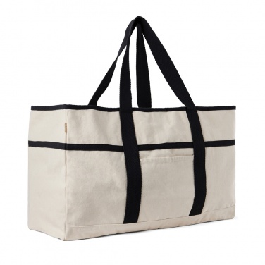 Logotrade promotional merchandise photo of: VINGA Volonne AWARE™ recycled canvas beach bag