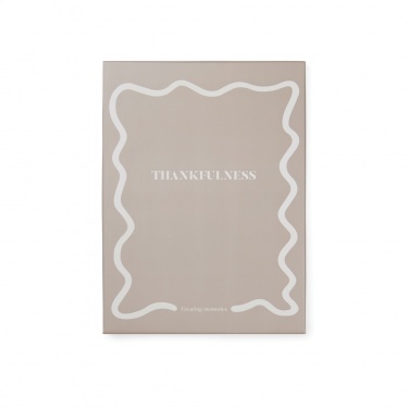 Logotrade promotional merchandise picture of: VINGA Thankfulness GRS recycled paper journal