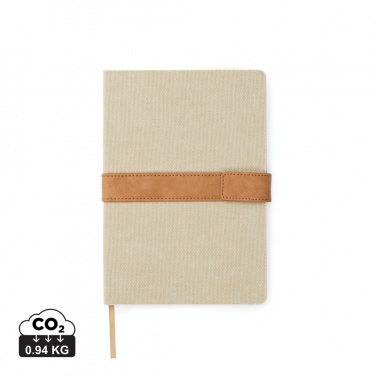 Logo trade promotional giveaways image of: VINGA Bosler RCS recycled paper notebook