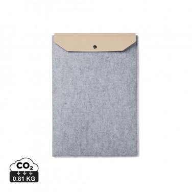 Logotrade promotional gift picture of: VINGA Albon GRS recycled felt 15" laptop sleeve