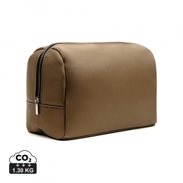 Logo trade promotional products picture of: VINGA Bermond RCS recycled PU toiletry bag