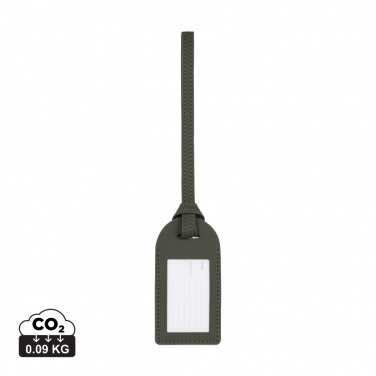 Logo trade promotional products image of: VINGA Baltimore RCS recycled polyester luggage tag
