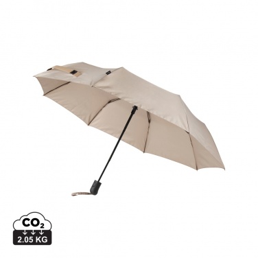 Logo trade business gift photo of: VINGA Baltimore AWARE™ RPET 21" umbrella