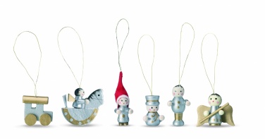 Logo trade promotional gifts picture of: Set of 6 Xmas decoration