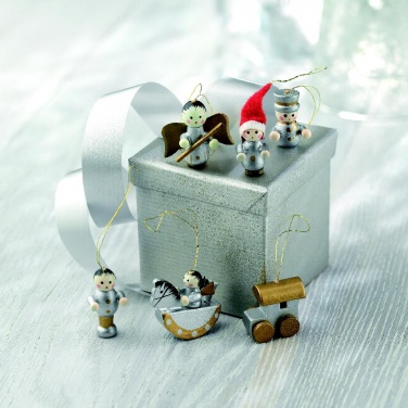 Logo trade promotional merchandise picture of: Set of 6 Xmas decoration