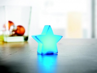 Logotrade promotional gift picture of: Star colour changing light