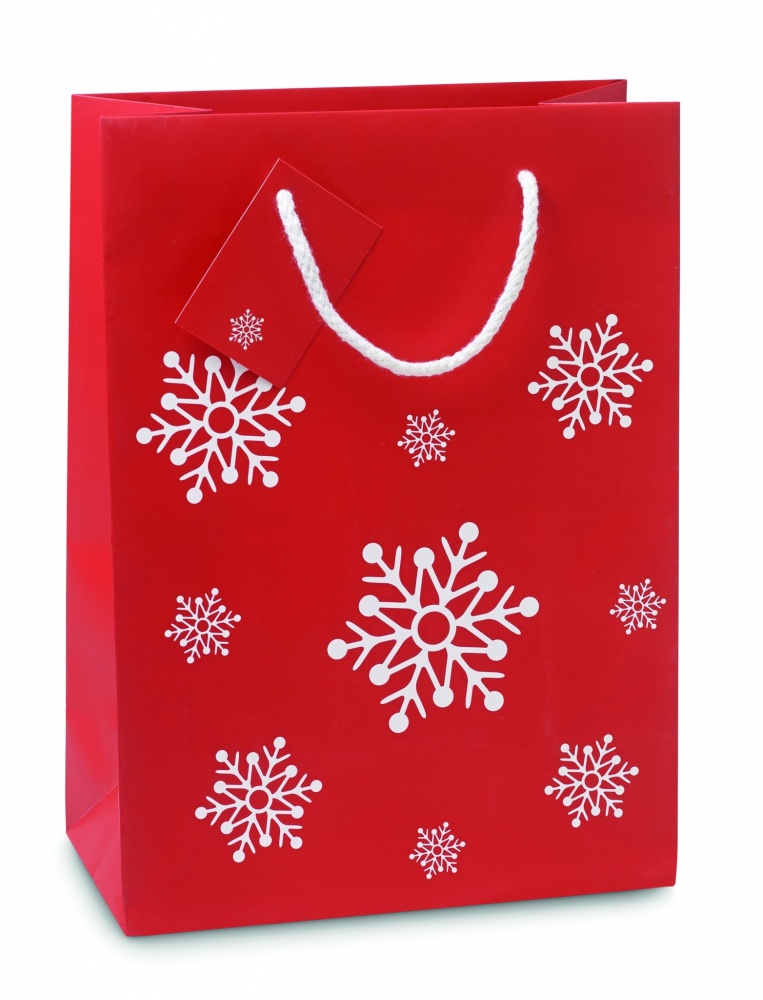 Logo trade business gifts image of: Gift paper bag medium