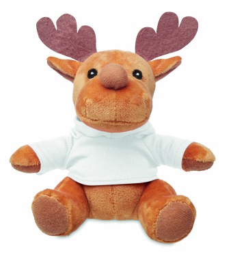 Logotrade promotional merchandise picture of: Plush reindeer with hoodie