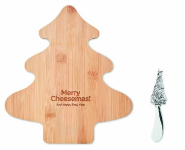 Logotrade business gift image of: Cheese board set in bamboo Essen