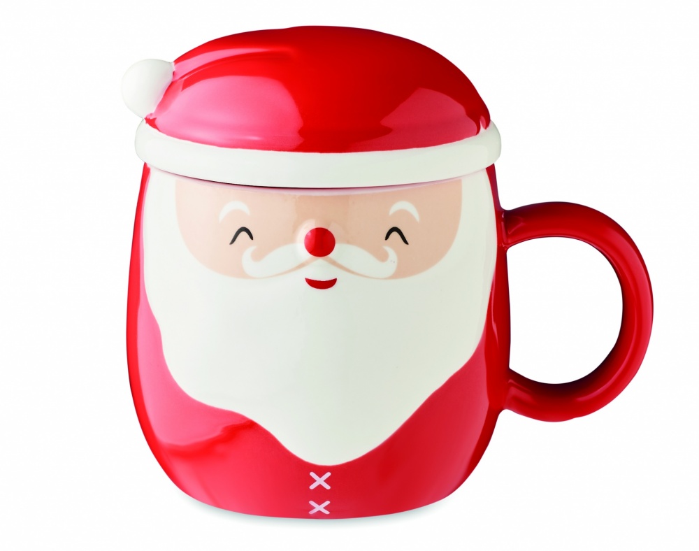 Logotrade advertising product picture of: Ceramic mug with lid 370 ml