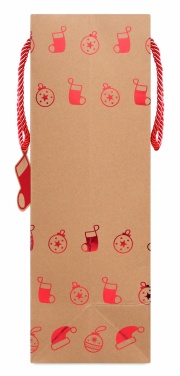 Logo trade promotional merchandise picture of: Gift paper bag with pattern