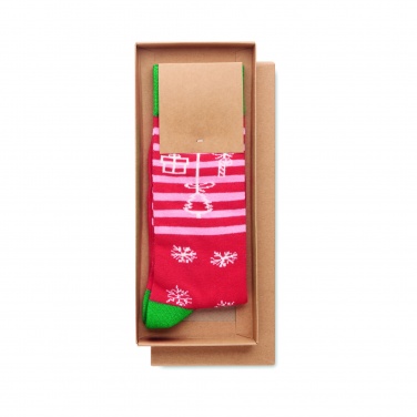 Logotrade promotional item picture of: Pair of Christmas socks M