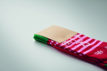 Logotrade promotional merchandise picture of: Pair of Christmas socks L