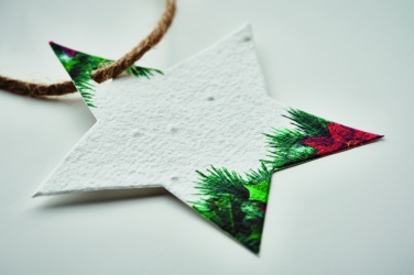 Logotrade corporate gifts photo of: Seed paper Xmas ornament