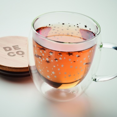 Logo trade advertising products picture of: Double wall borosilicate mug