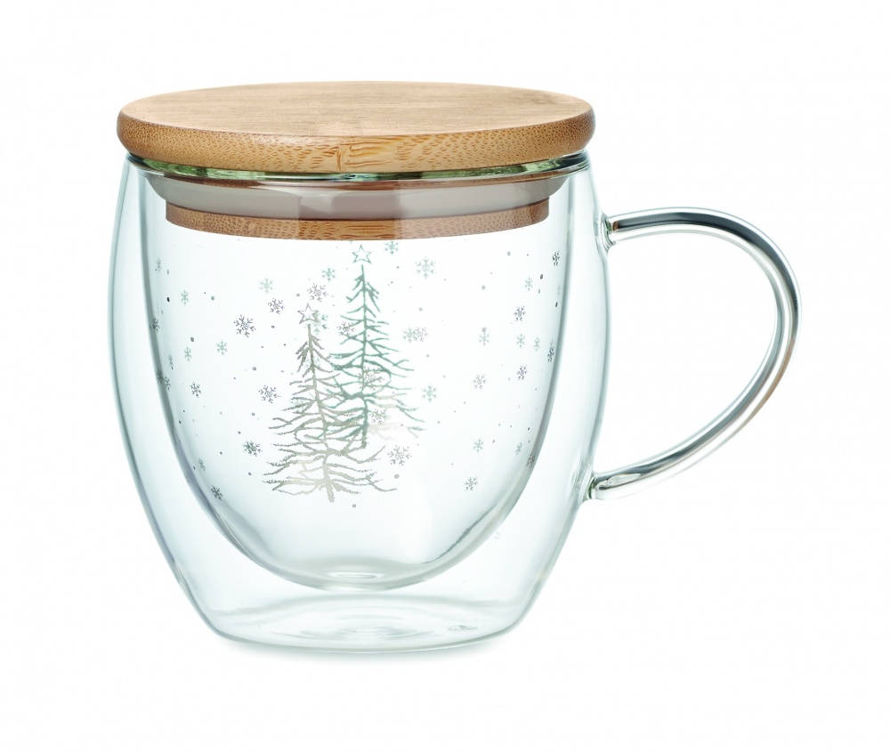Logo trade promotional products picture of: Double wall borosilicate mug