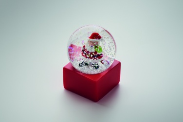 Logotrade promotional giveaway picture of: Small snow ball glass ornament