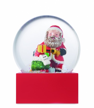 Logo trade advertising products picture of: Snow ball glass ornament