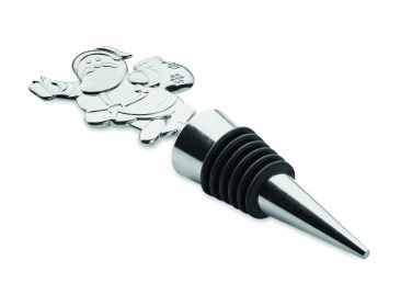 Logo trade promotional products image of: Bottle stopper Christmas motif