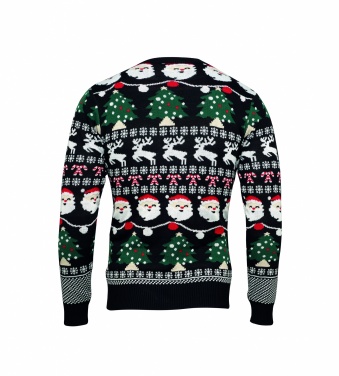 Logo trade promotional giveaways image of: Christmas LED sweater S/M