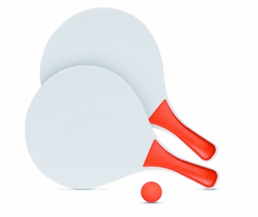 Logo trade promotional merchandise picture of: Beach tennis set