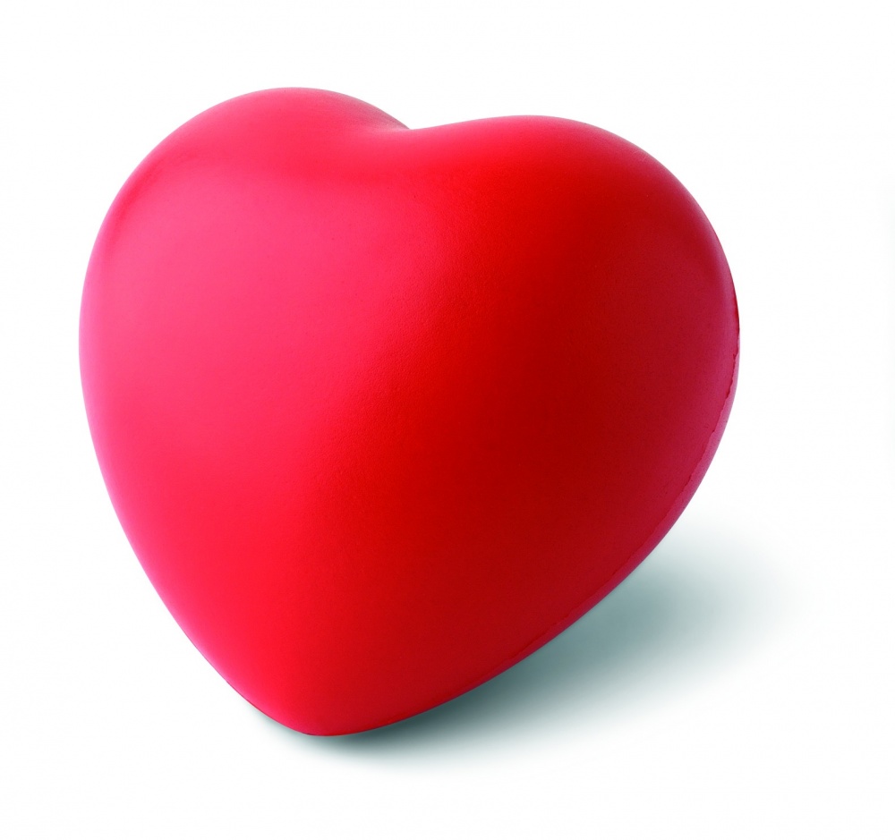 Logotrade promotional gift picture of: Anti-stress heart PU material