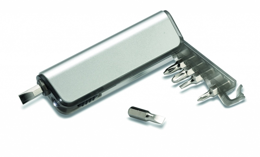 Logo trade promotional items image of: Multitool holder and LED torch
