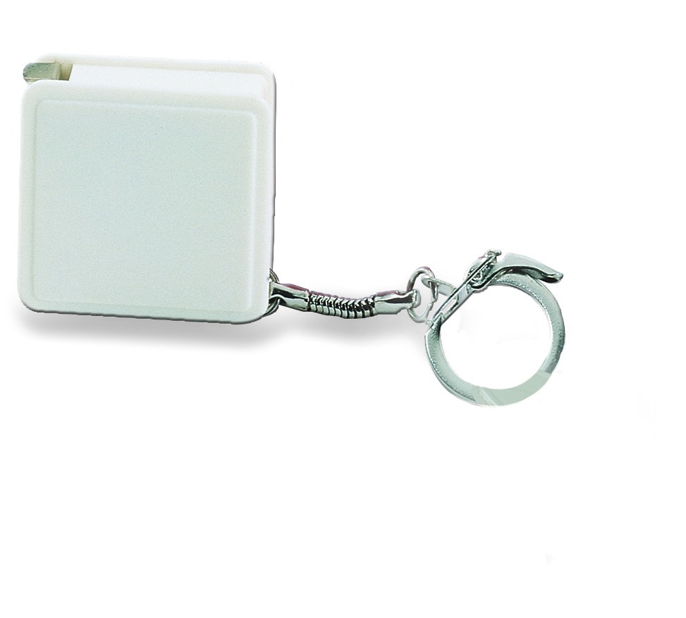Logo trade advertising product photo of: Key ring w/ flexible ruler 1m, Vantaa