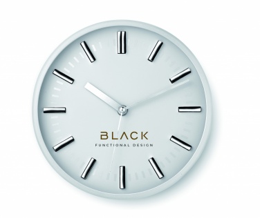 Logo trade promotional giveaways image of: Round shape wall clock