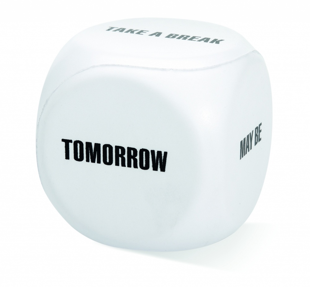 Logotrade advertising products photo of: Anti-stress decision dice
