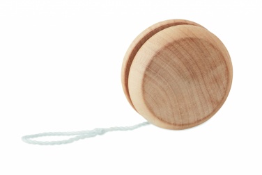 Logo trade promotional merchandise picture of: Wooden yoyo