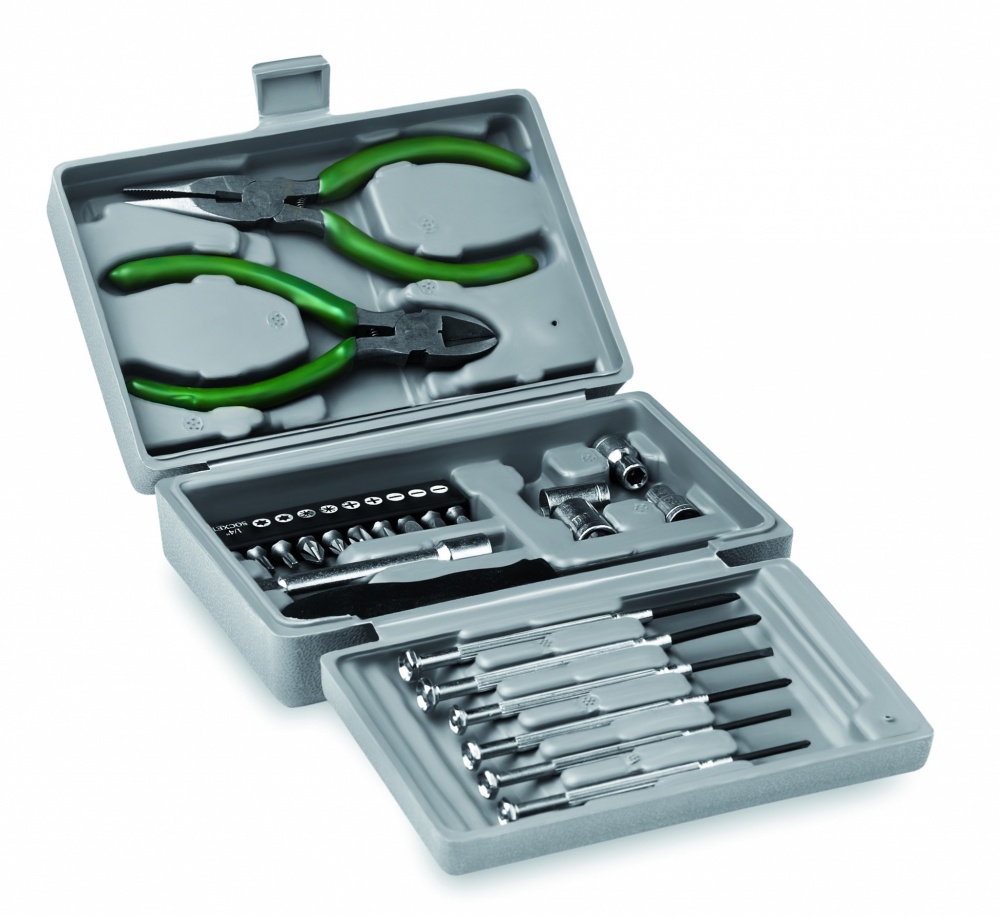 Logotrade business gift image of: Foldable 25 piece tool set