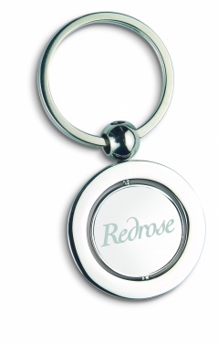 Logo trade promotional gift photo of: Globe metal key ring  WORLD