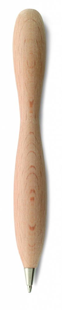 Logo trade promotional giveaway photo of: Wooden ball pen
