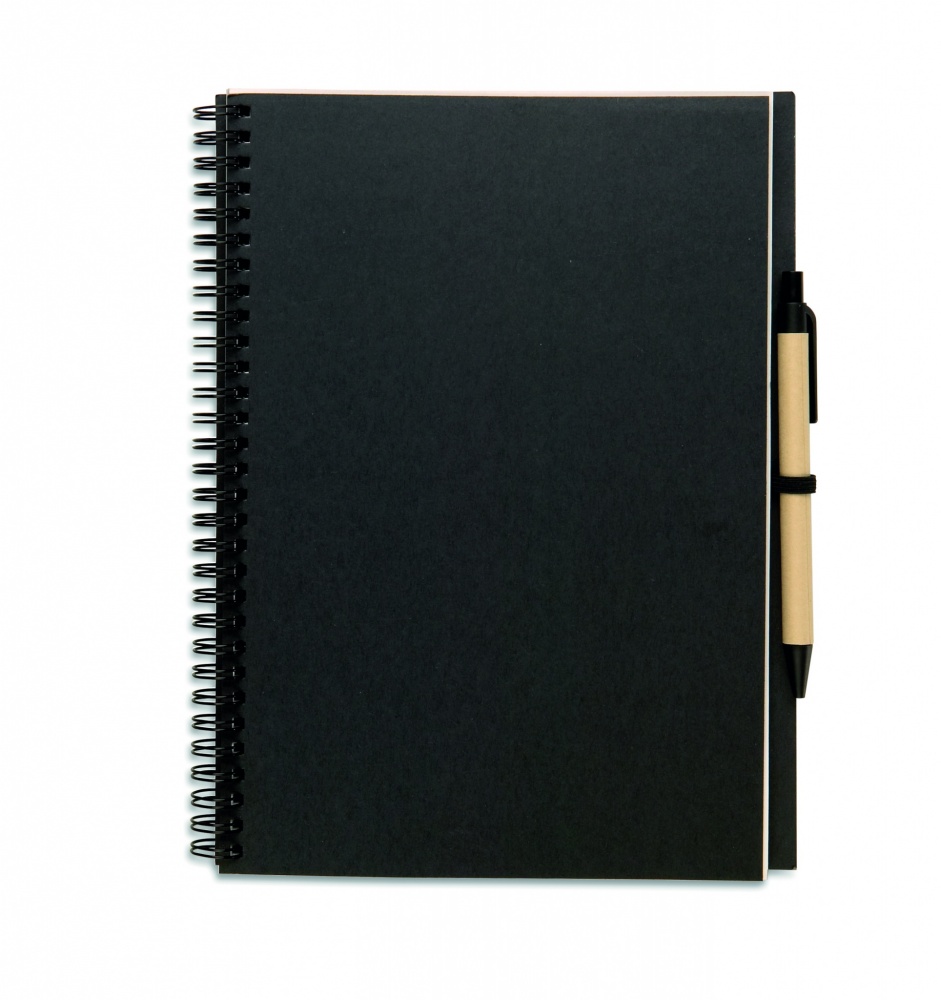 Logo trade promotional items picture of: Recycled notebook with pen